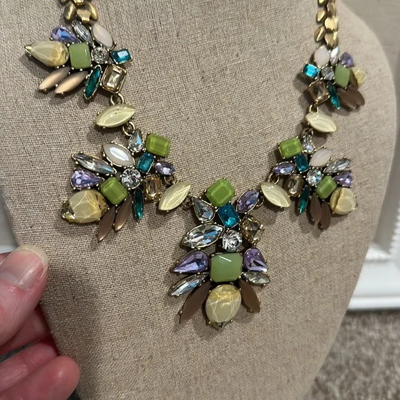 Stella and Dot Pastel Necklace and Earrings Set - Picture 5 of 6